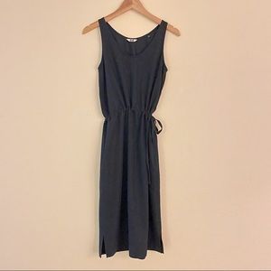 NWOT Uniqlo Drawstring Dress in Navy with Pockets